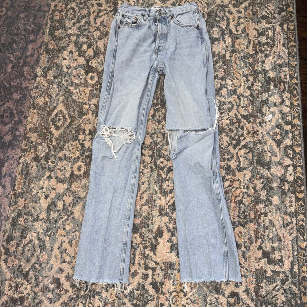 Re/Done 90s High Rise Loose Jean- Size 26